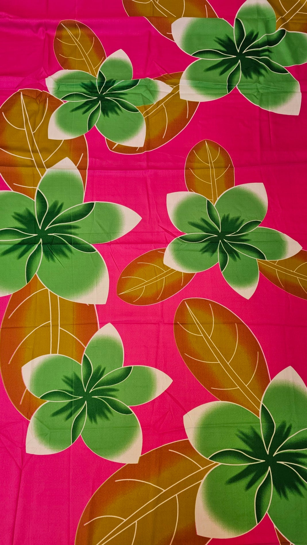 Plumeria & Leaf Sarong