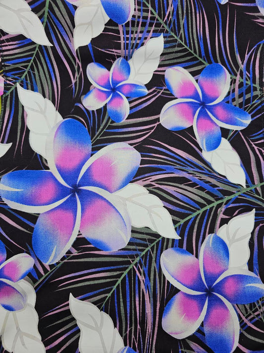 Plumeria Palm - poly cotton